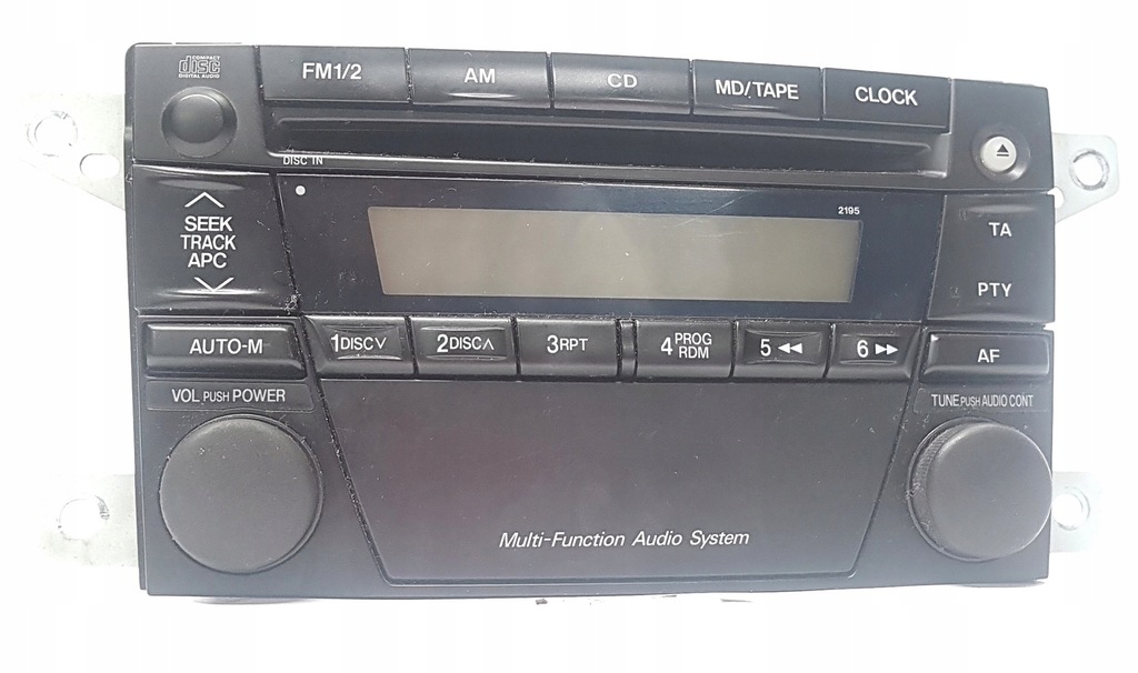 MAZDA PREMACY RADIO CD MULTI FUNCTION AUDIO SYSTEM
