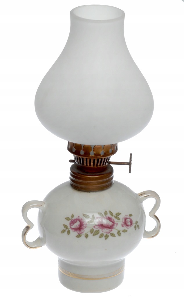 Lampa naftowa Bogucice porcelanowa sprawna TANIO