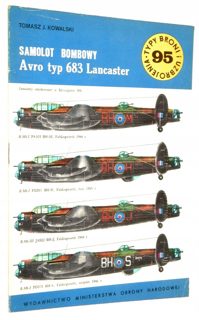 Tomasz J. Kowalski TBiU [95] Samolot bombowy AVRO typ 683 Lancaster [1984]