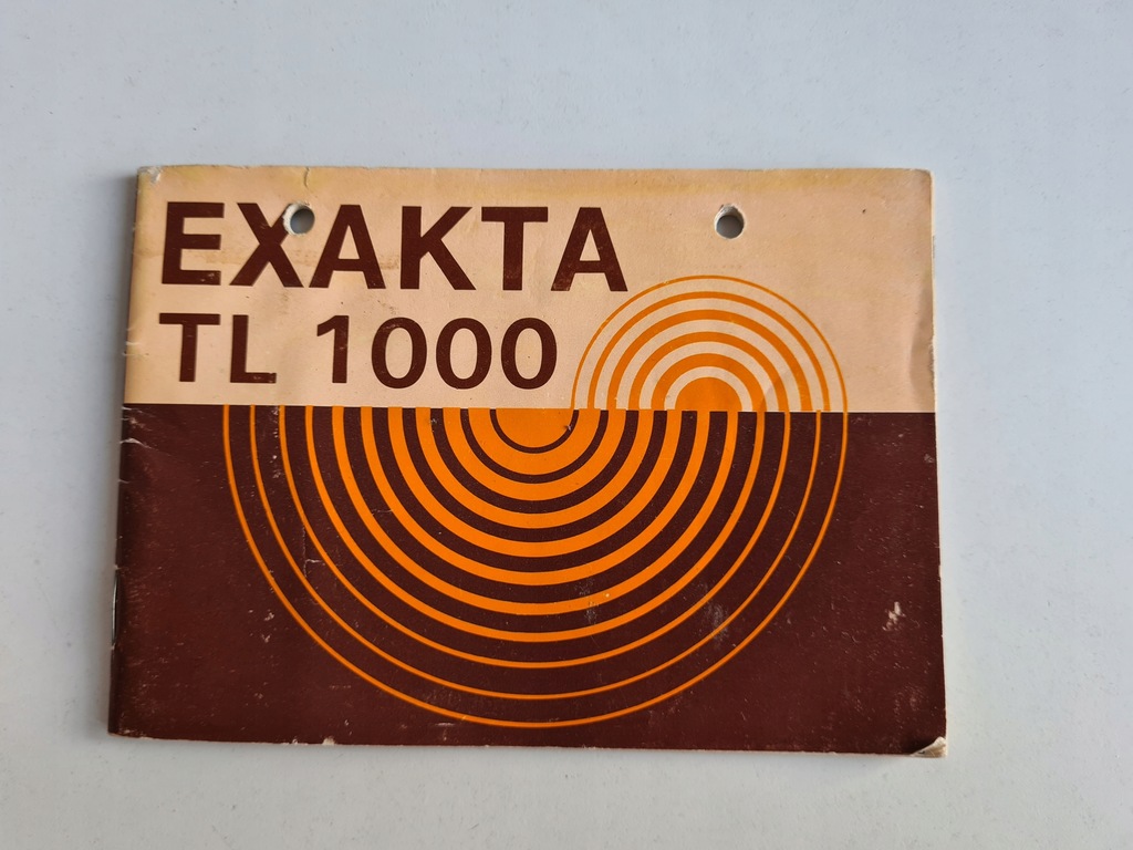 Instrukcja do aparatu EXAKTA TL1000
