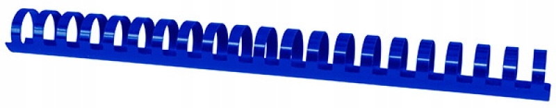 Grzbiety do bindowania A4 25mm 50szt niebieskie