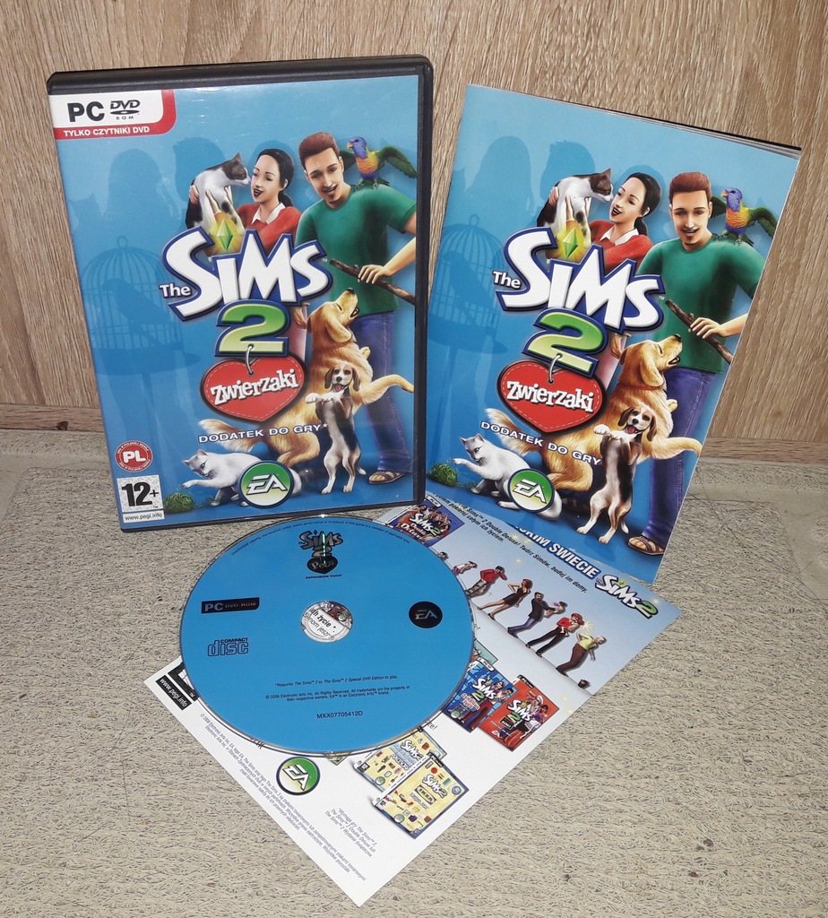 THE SIMS 2 ZWIERZAKI PL / BDB +/