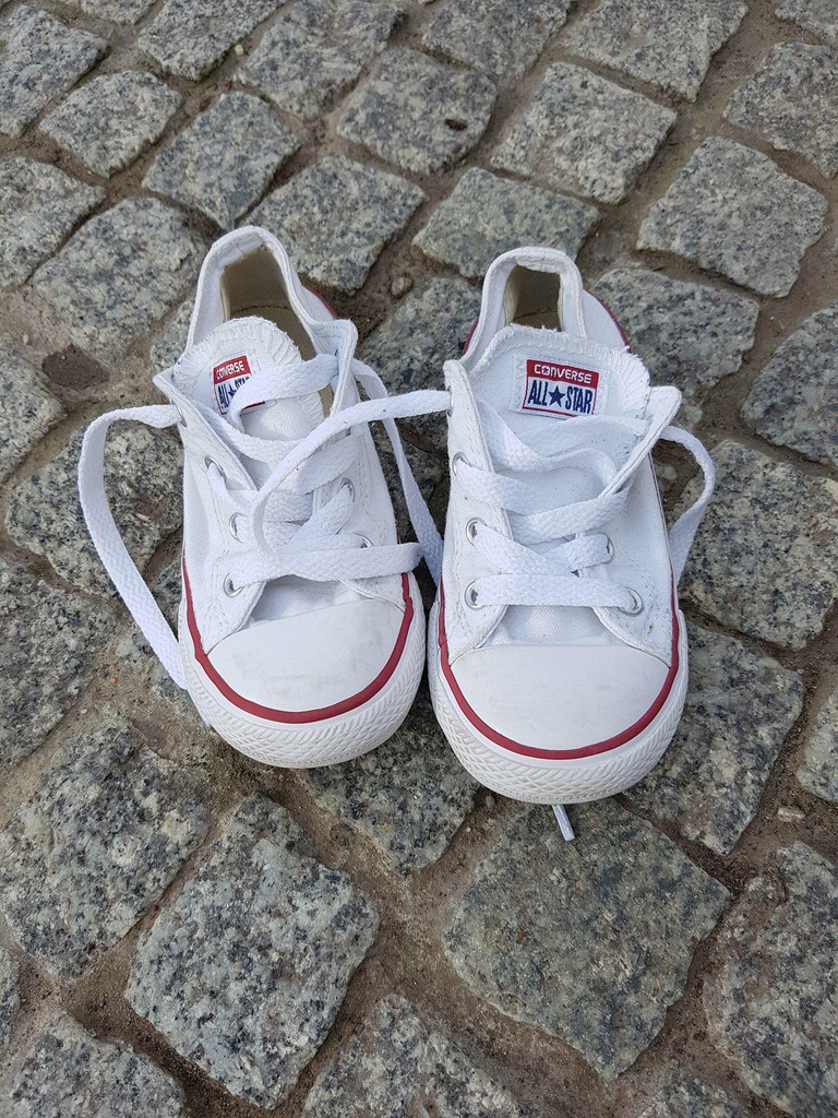CONVERSE TRAMPKI BIA E ROZMIAR 25 7276333785 oficjalne archiwum Allegro