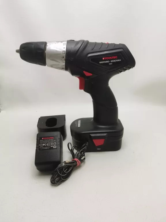 WIERTARKO-WKRĘTARKA TOOLTEC 18V - 13385418936 - oficjalne archiwum Allegro
