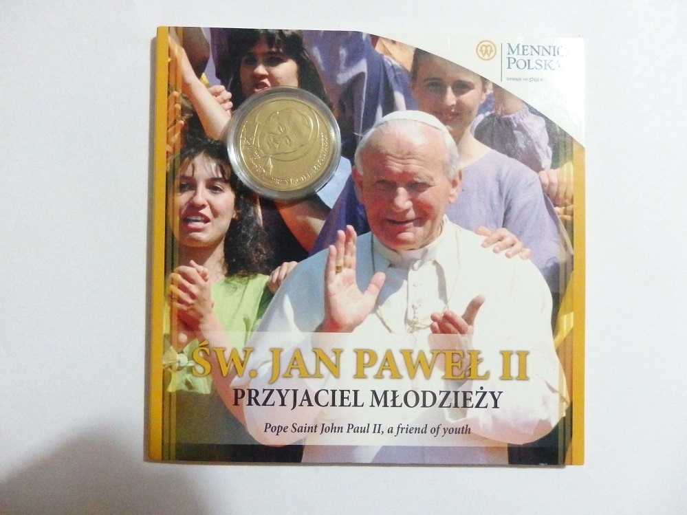 Moneta - Św Jan Paweł II - Przyjaciel Młodzieży