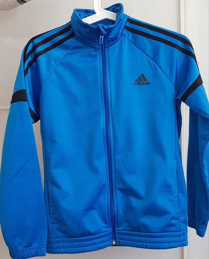 ADIDAS BLUZA TRENINGOWA NIEBIESKA 10-12 LAT 152 CM