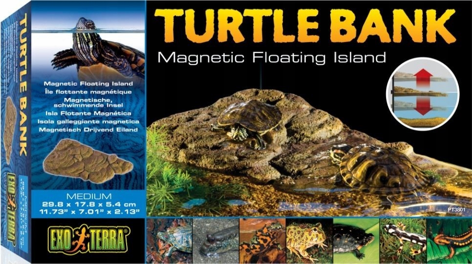 EXO TERRA Wyspa średnia dla żółwi (29,8x17,8x5,4 c