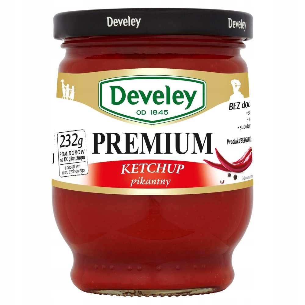 Develey ketchup premium pikantny 300g