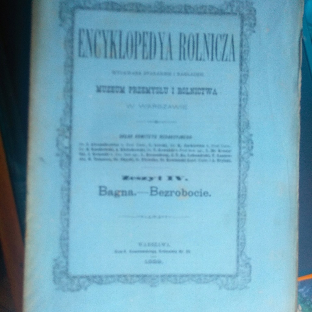 Encyklopedya Rolnicza 5 Bezrobocie 1889