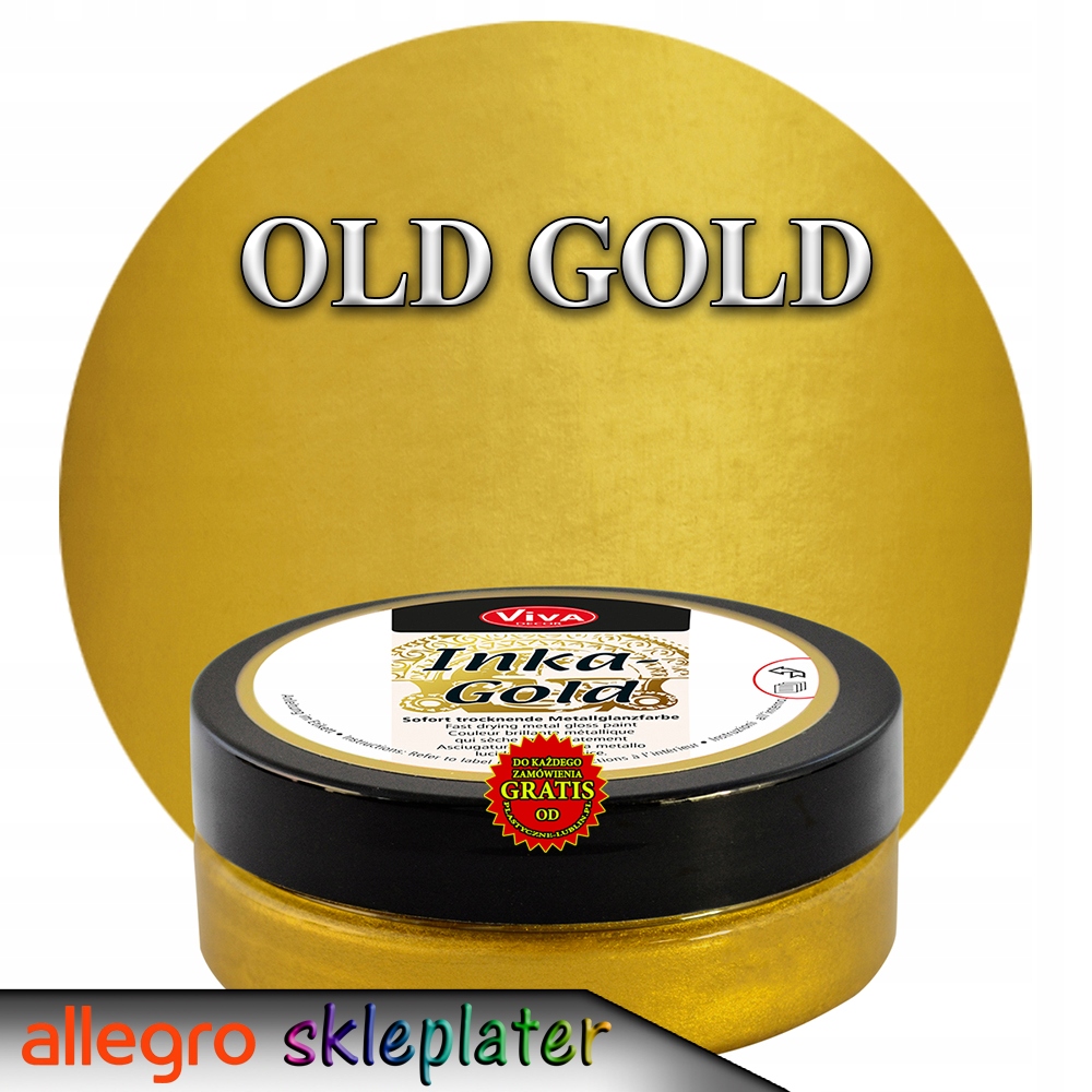 Pasta metaliczna old gold Inka Gold 62,5g Viva