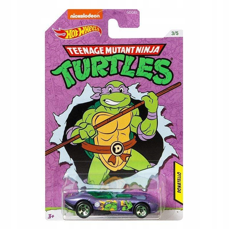 Hot Wheels Żółwie Ninja Rrroadster Donatello GJV10