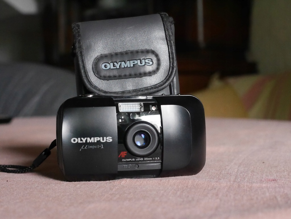 Olympus mju z futerałem SAMPLE!!!