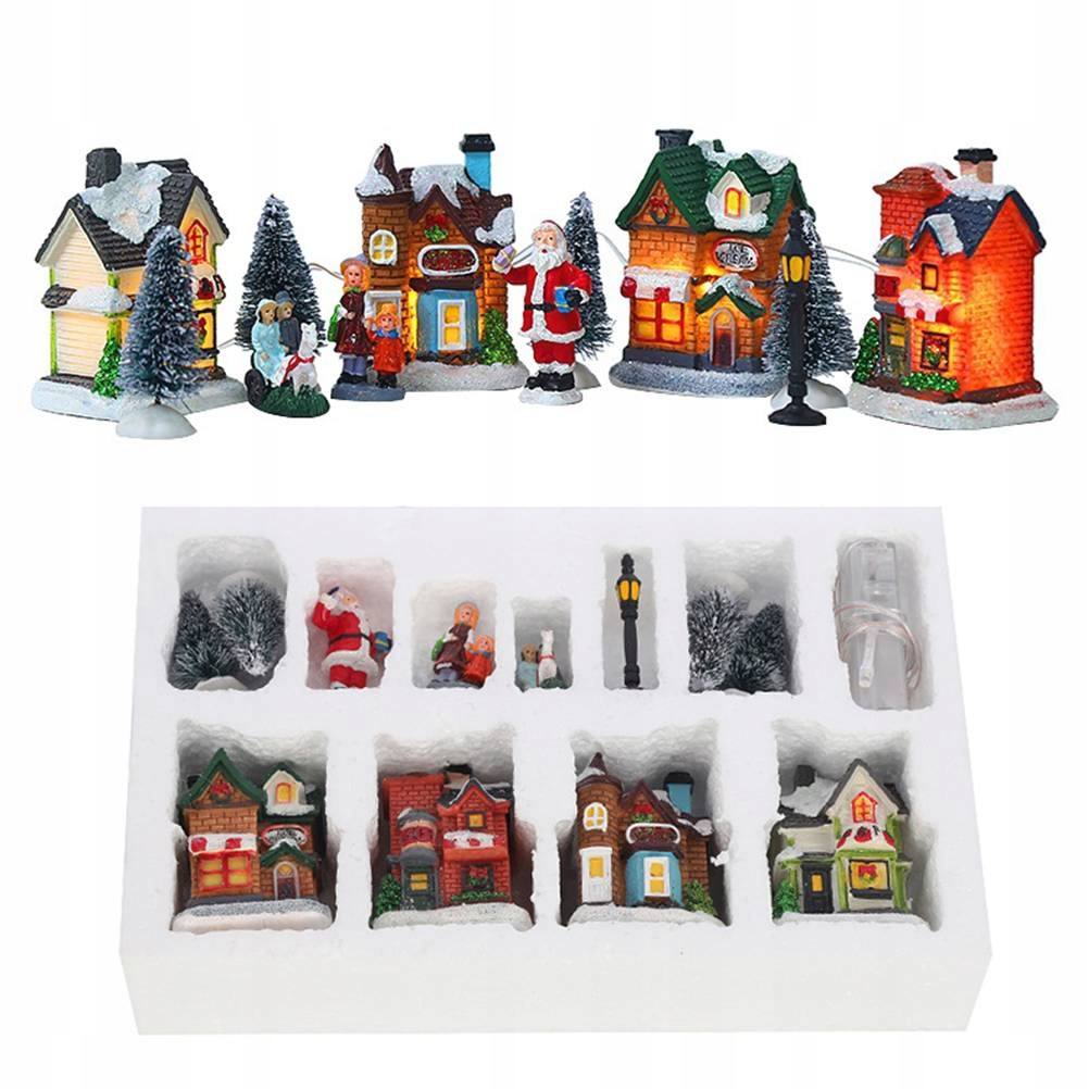 OZDOBY CHOINKOWE ZESTAW WIOSEK BOŻONARODZENIOWYC