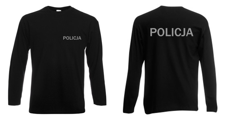 Koszulka longsleeve POLICJA męska M PLC3