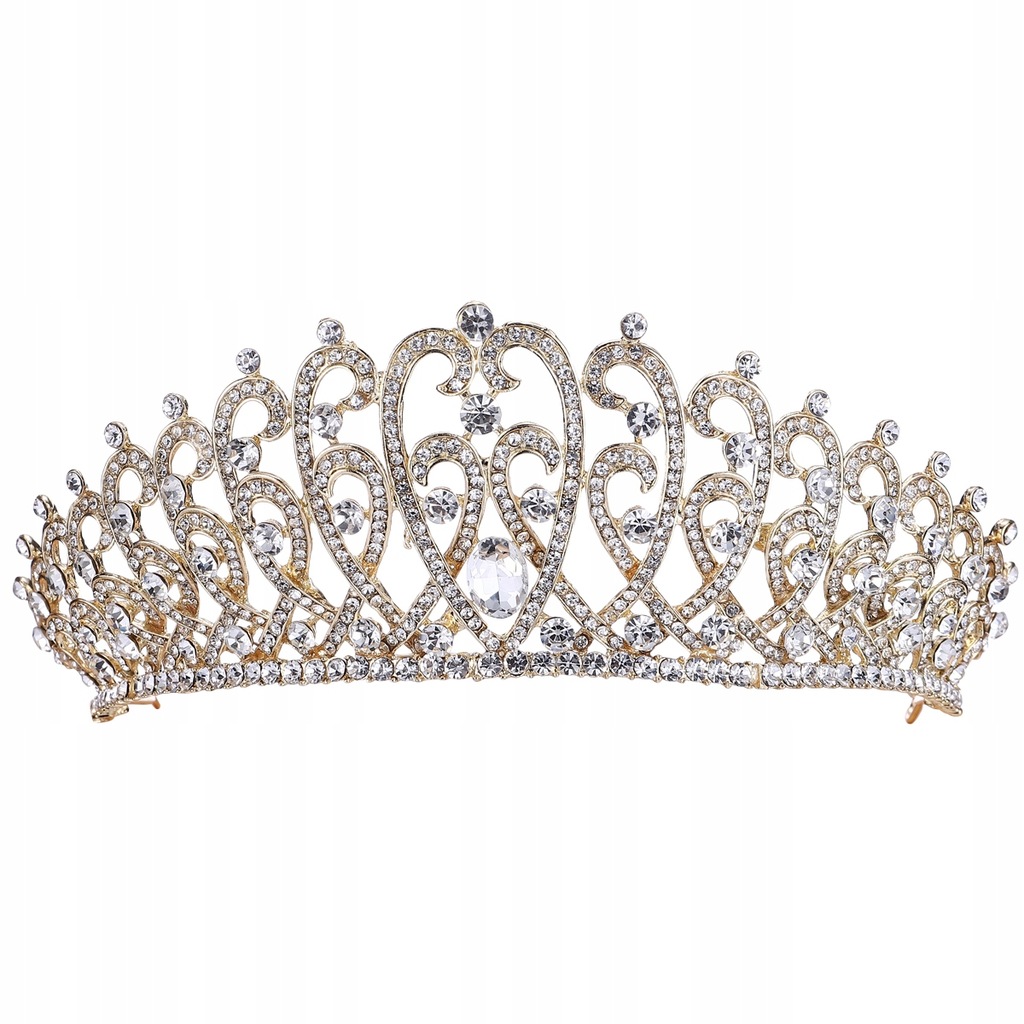 Bride Crown Headdress Crown Hair Hoop Biała