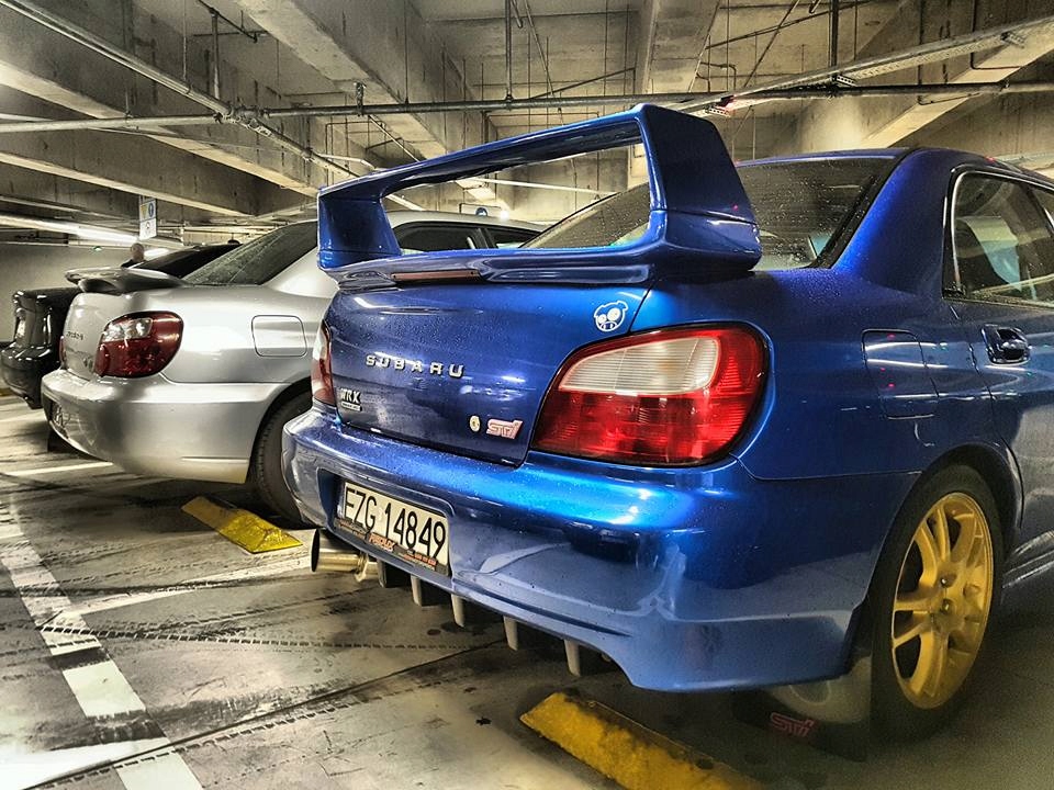 Spoiler Subaru Impreza wrx / sti Dyfuzor tył GD