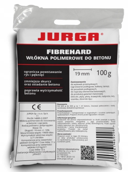 MIKROZBROJENIE JURGA FIBREHARD 0,1 KG