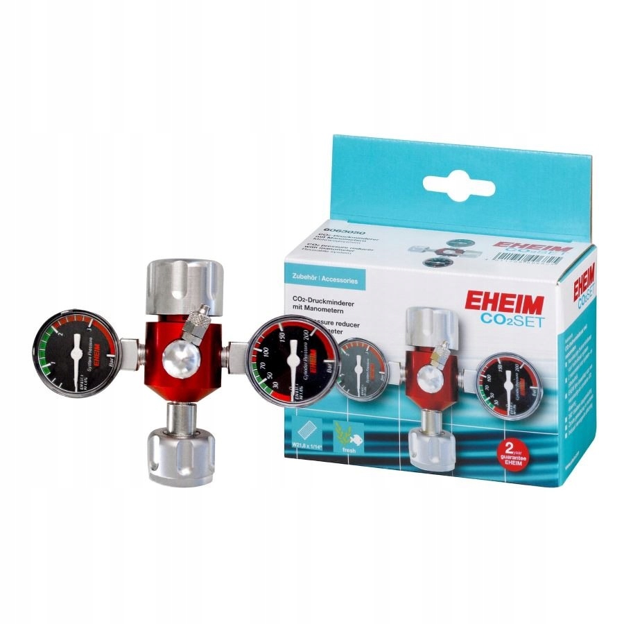 EHEIM reduktor ciśnienia do butli CO2 z manometrem (6063050) EHEIM