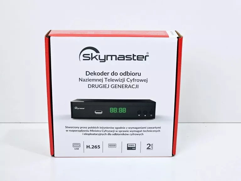 DEKODER SKYMASTER STB 2GEN KOMPLET