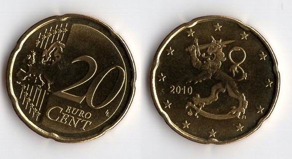 FINLANDIA 2010 20 EURO CENT