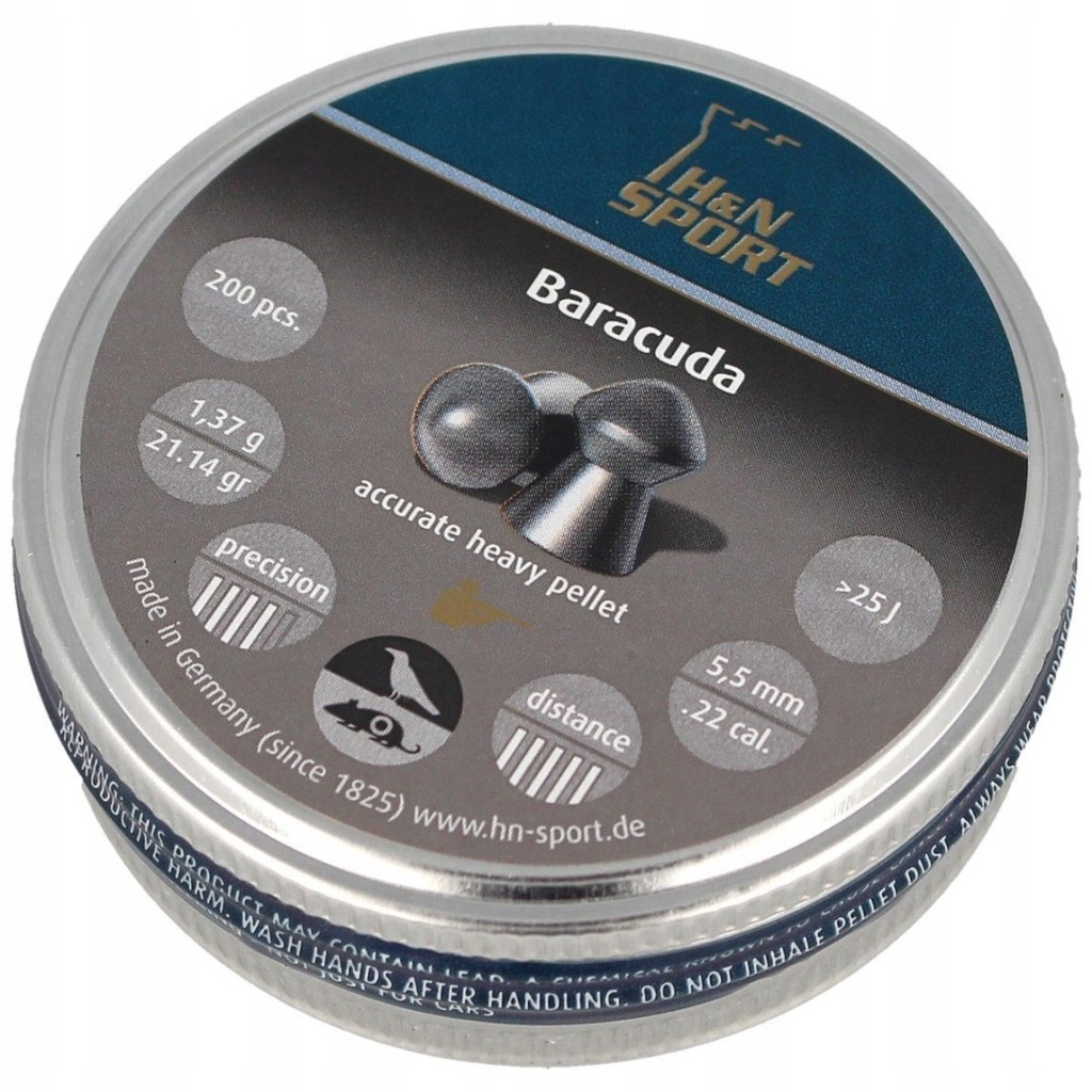 Śrut H&N Baracuda 5.5mm 200szt (92185500003)