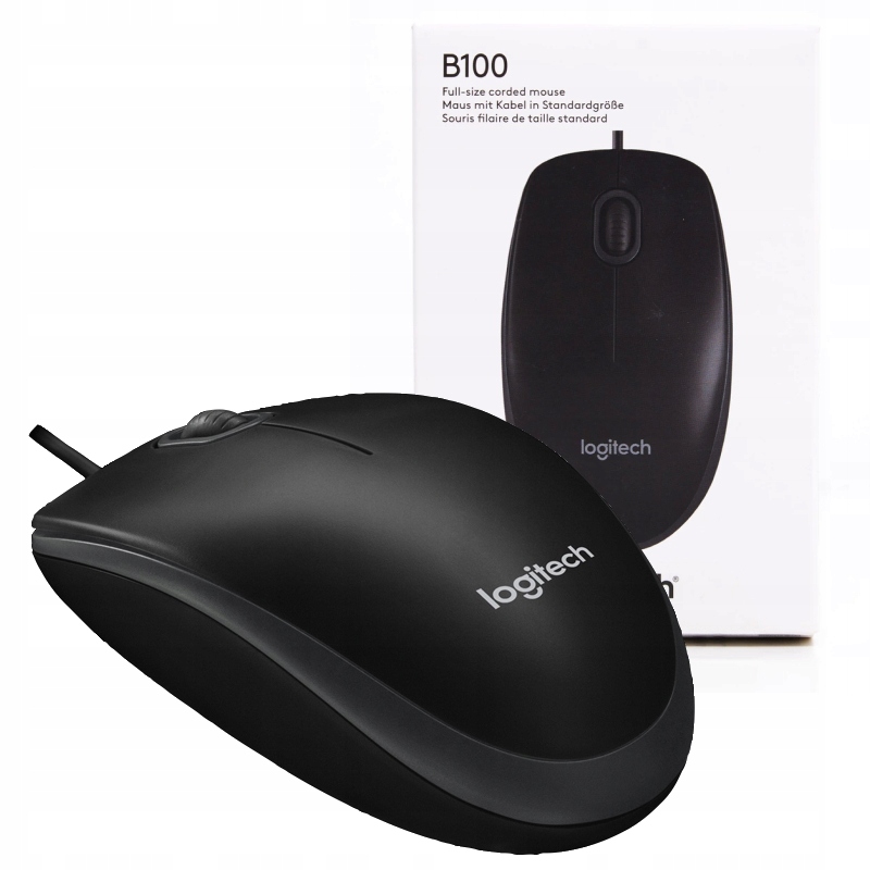 Купить Проводная мышь Logitech B100 USB-мышь 800 DPI: отзывы, фото, характеристики в интерне-магазине Aredi.ru