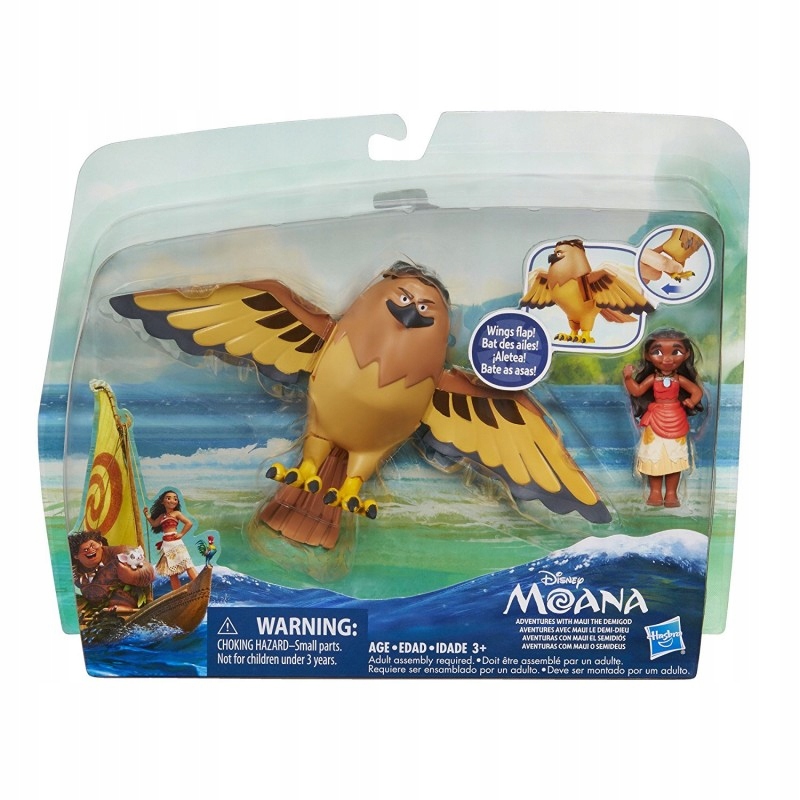 Hasbro Vaiana Jastrząb Maui + Vaiana zestaw figurek C0198