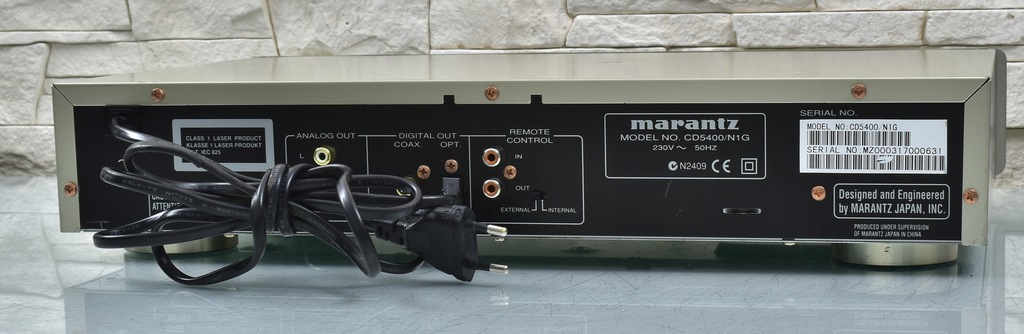 MARANTZ CD-5400 Czarny Odtwarzacz CD - 12453336191 - oficjalne