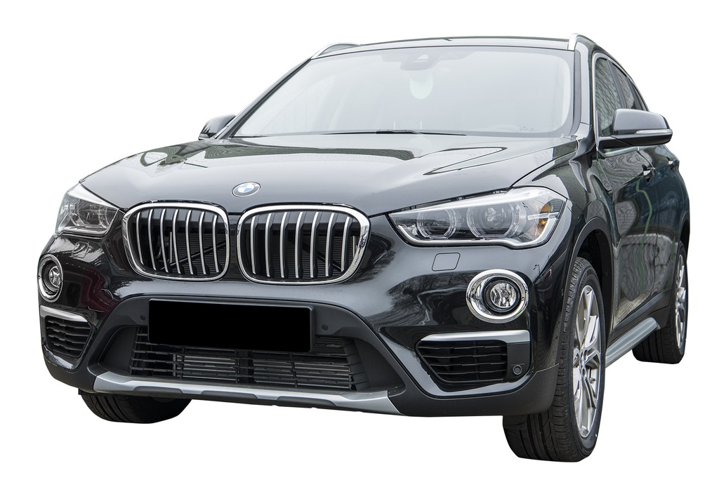 BMW X1 F48 2015+ OZDOBNE NAKŁADKI HALOGENÓW PRZÓD