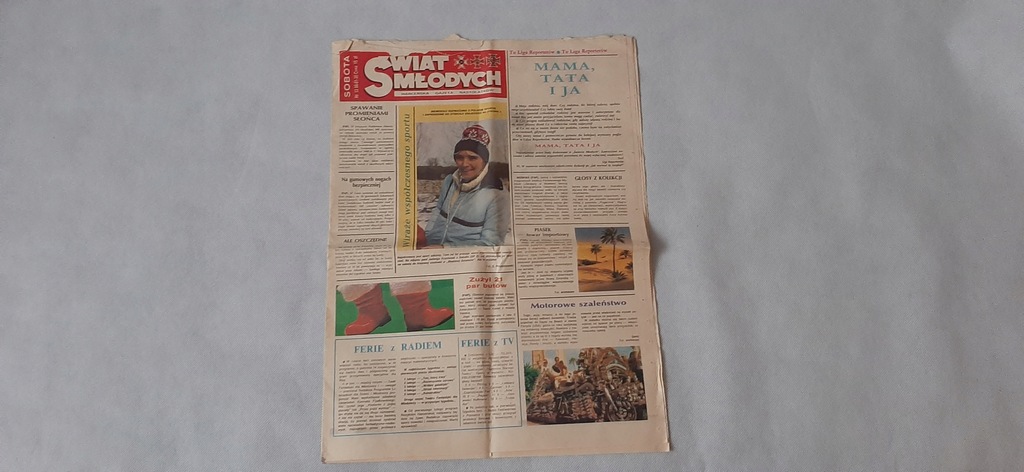 Świat Młodych z PRL komiks Czasopismo gazeta 88 r.