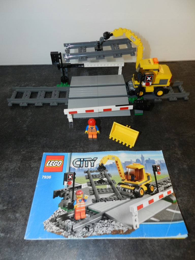 LEGO CITY 7936 Level Crossing *przejazd *Pociąg - 9174694848 ...