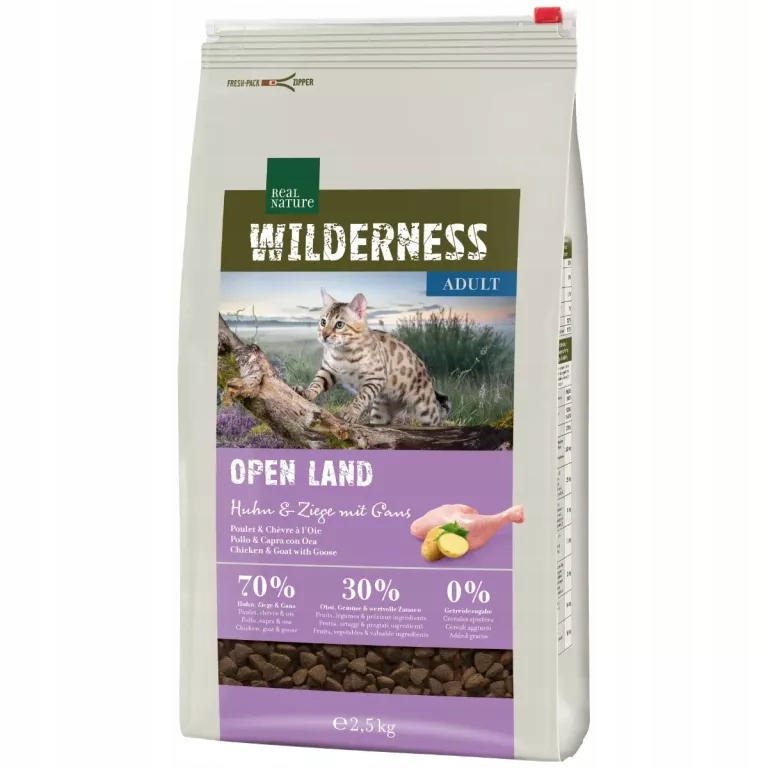 REAL NATURE WILDERNESS ADULT 2.5KG OPEN LAND