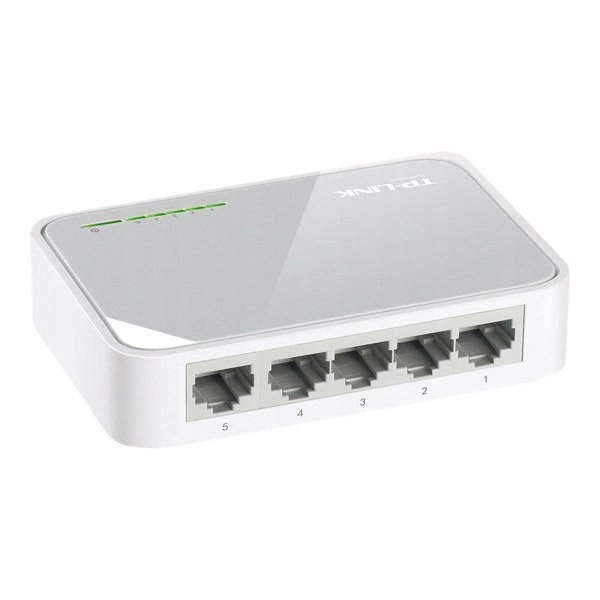 TP-LINK switch TL-SF1005D 100Mbps, auto MDI/MDIX