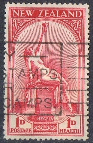 Kol.bryt. NEW ZEALAND 1932 Mi 185 kas. 35 eur.