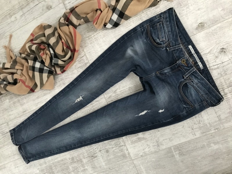 TOPSHOP baxter__ SKINNY jeans rurki STRETCH__30 40