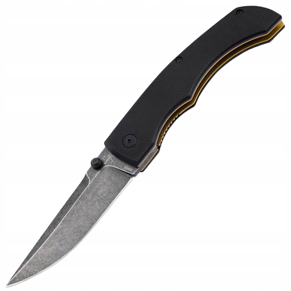 Nóż składany EDC Boker Plus Poke Drop Point - Black z klipsem