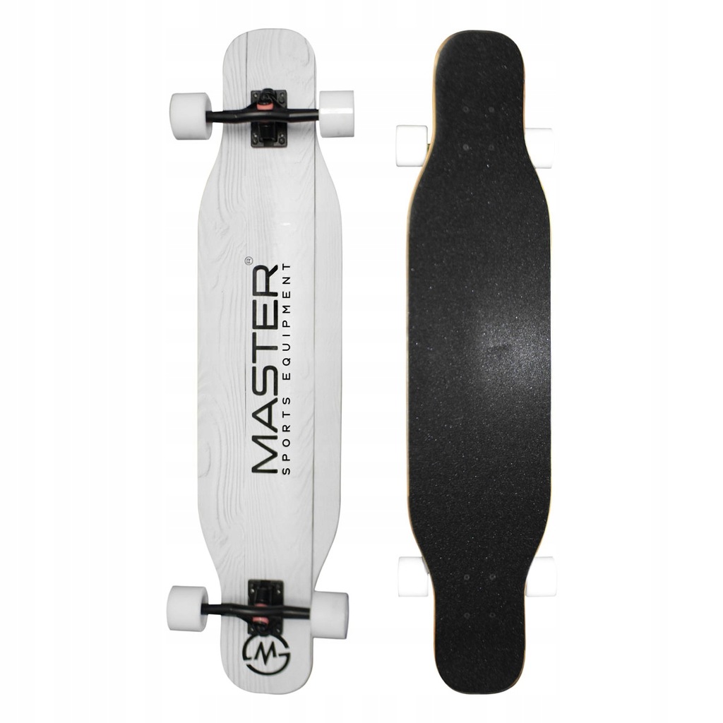 Deskorolka Longboard MASTER 42" Klon 107cm - Wzór: Białe Drewno