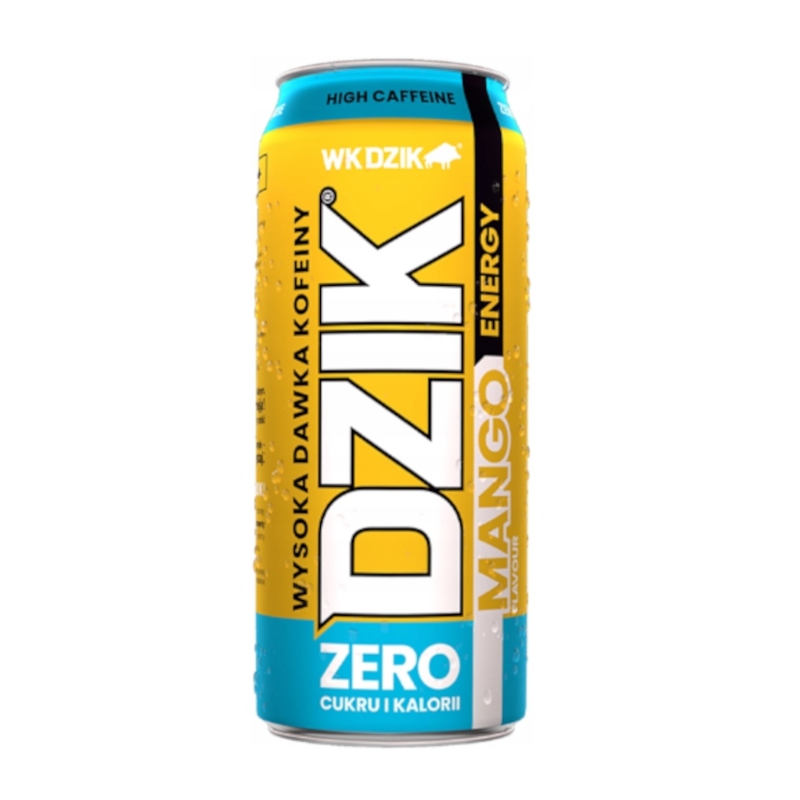 WK Dzik Energy Drink Zero energetyk 500 ml mango