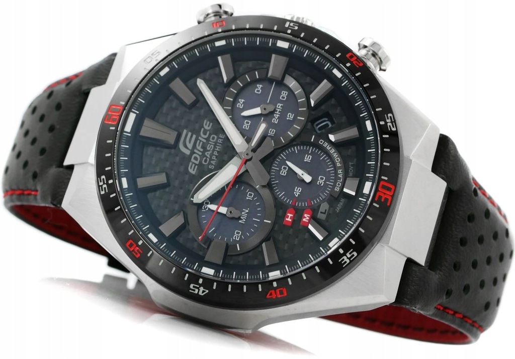 ZEGAREK CASIO EDIFICE EFS-S520CBL-1A SZAFIR SOLAR!