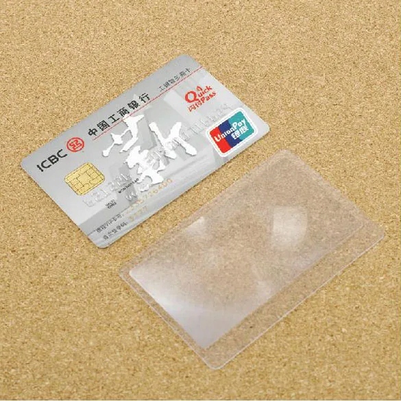 Opakowanie 1-12 3x rozmiar karty kredytowej przezr