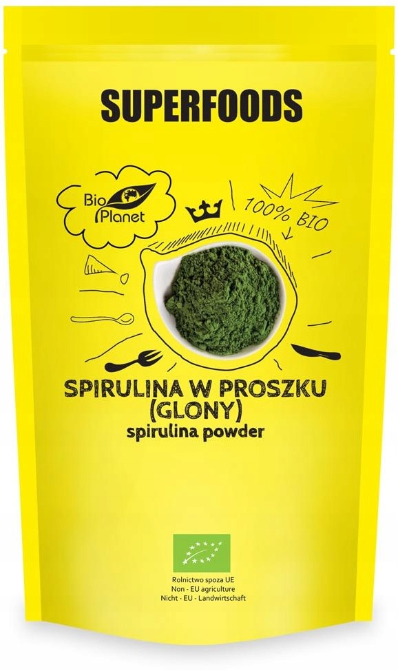 SPIRULINA W PROSZKU (GLONY) BIO 200 g - BIO PLANET