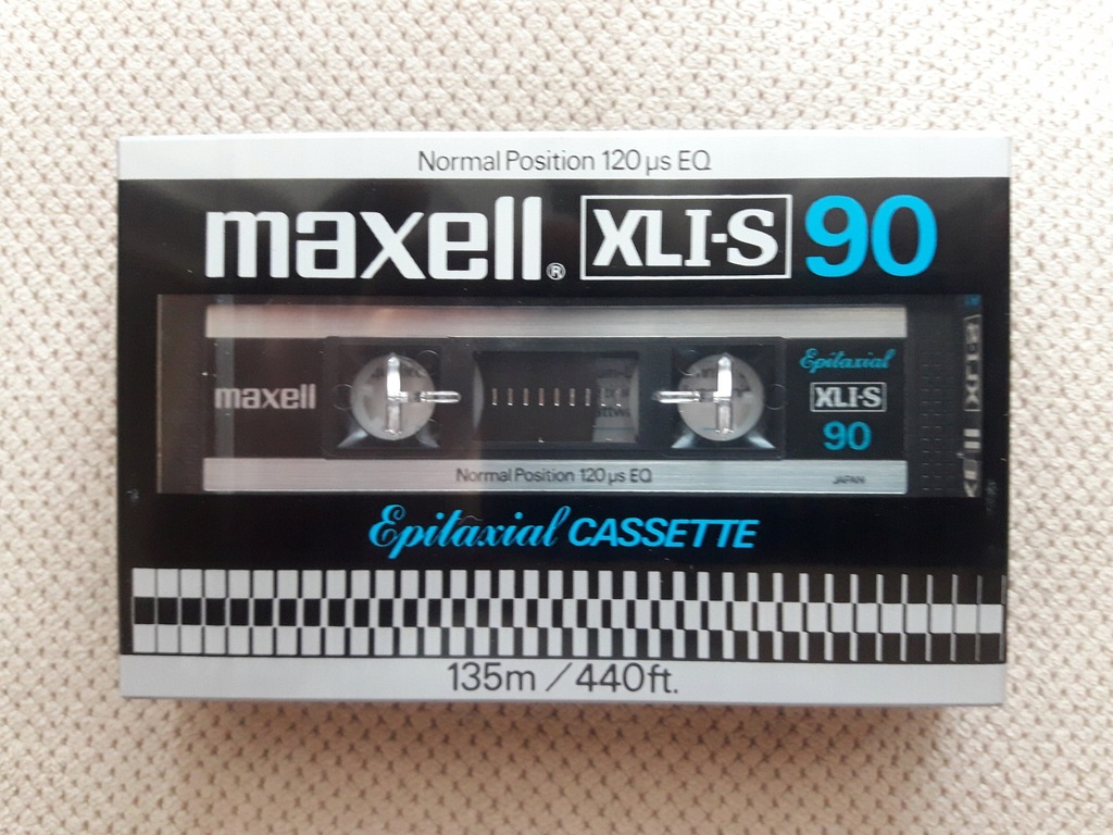 Kaseta MAXELL XL I-S 90, rok 1980