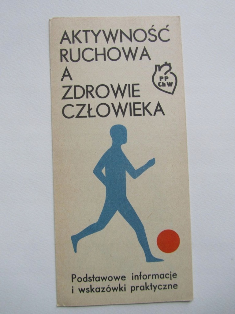 Aktywność Ruchowa graf. Cybulski 1980 r ulotka PRL