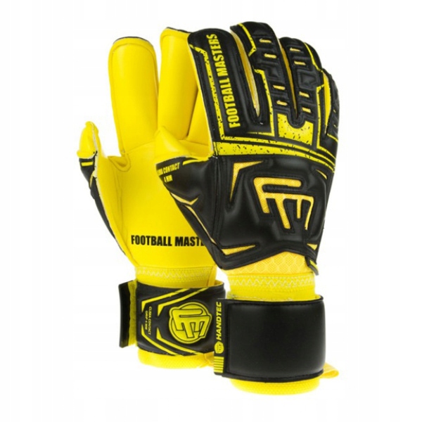 Rękawice Football Masters Clima Black Yellow r. 10