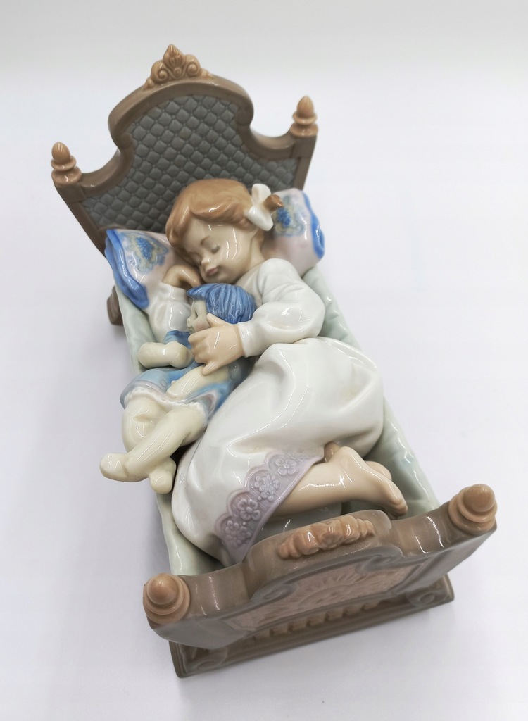 FIGURKA PORCELANA KOŁYSKA DZIEWCZYNKA LALKA LLADRO DAISA 1989 NAO