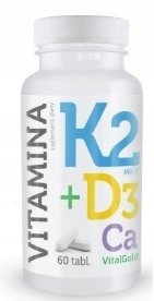 Witamina D3+K2+Wapń ALG Pharma