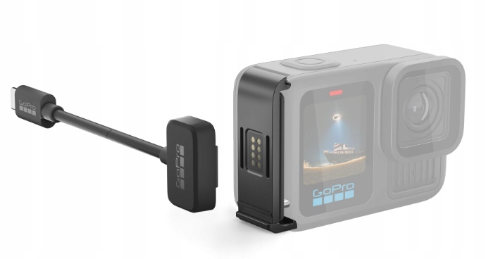Adapter zasilający GoPro Contacto zestaw z drzwiczkami i kablem zasilającym