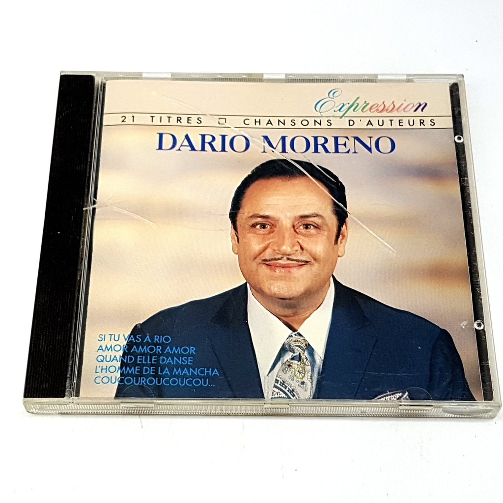 DARIO MORENO - 21 Titres - Chansons D'Auteurs CD