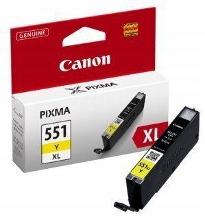 Canon CLI-551XL Y Ink Cartridge, Yellow