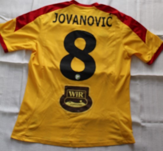 koszulka meczowa Jovanovicia z Korony Kielce